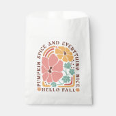 Boho Fall Autumn Zitat Geschenktütchen (Vorderseite)