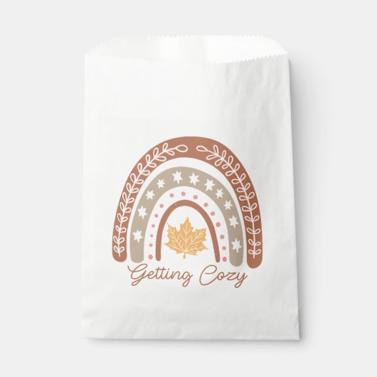 Boho Fall Autumn Zitat Geschenktütchen (Vorderseite)