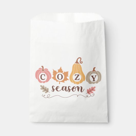 Boho Fall Autumn Zitat Geschenktütchen (Vorderseite)