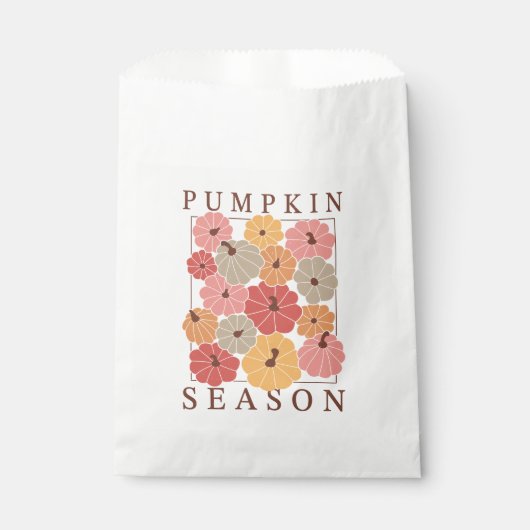 Boho Fall Autumn Zitat Geschenktütchen (Vorderseite)