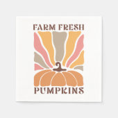 Boho Fall Autumn Zitat Serviette (Vorderseite)