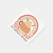 Boho Fall Autumn Zitat Serviette (Ecke)