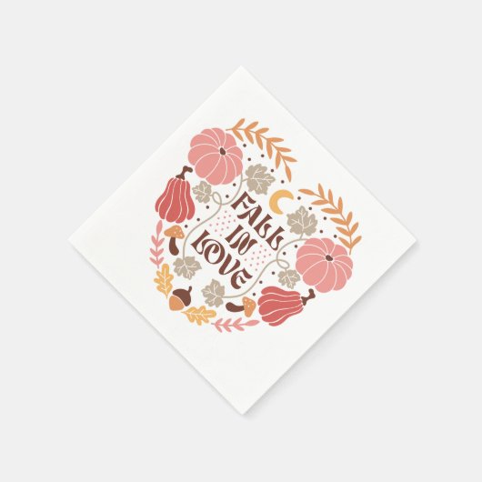 Boho Fall Autumn Zitat Serviette (Ecke)