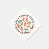 Boho Fall Autumn Zitat Serviette (Ecke)