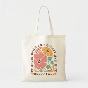 Boho Fall Autumn Zitat Tragetasche