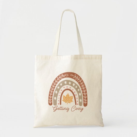 Boho Fall Autumn Zitat Tragetasche (Vorne)
