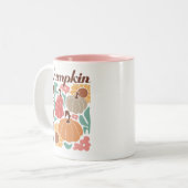 Boho Fall Autumn Zitat Zweifarbige Tasse (Vorderseite Links)