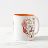 Boho Fall Autumn Zitat Zweifarbige Tasse (VorderseiteRechts)