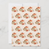 Boho Fall Baby Dusche ein wenig Pumpkin Einladung (Rückseite)