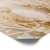 Boho Fall Blume Begrüßungszeichen Poster (Ecke)