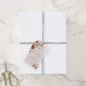 Boho fall Brautparty Geschenketiketten Geschenkanhänger (Mit Garn)