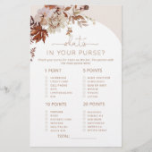 Boho Fall bridal, was in Ihrem Geldbörsenspiel ist (Vorderseite)