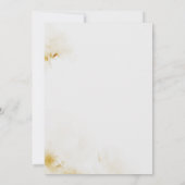 Boho Fall elegante Hochzeit Einladung (Rückseite)