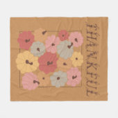 Boho Fall Farmhouse Danksagend Season Erntedank Fleecedecke (Vorderseite (Horizontal))