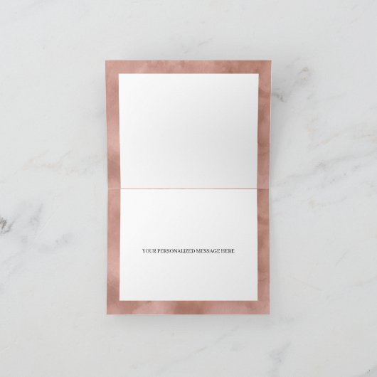 Boho Fall Floral Danke Karte (Innenseite)