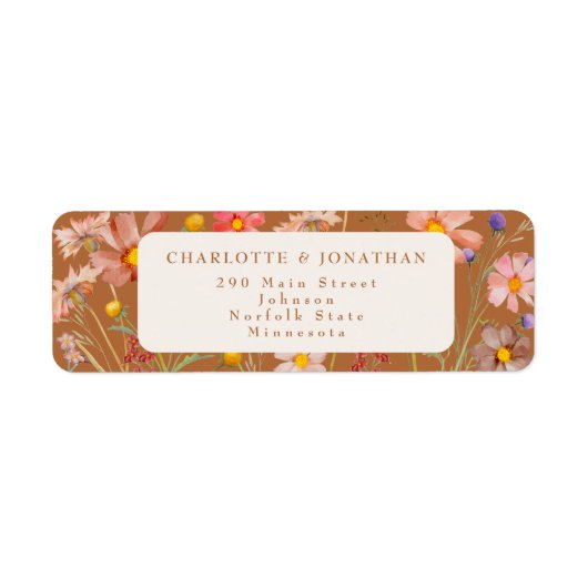 Boho Fall Floral Wedding (Vorne)