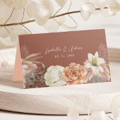 Boho Fall Floral Wedding Platzkarte