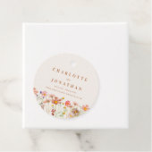 Boho Fall Floral Wedding Vielen Dank Geschenkanhänger (Beispiel)