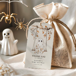 Boho Fall Ghost Baby Dusche Vielen Dank für Ihre U Geschenkanhänger