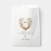 Boho Fall Ghost Baby Shower Thank You Geschenktütchen (Vorderseite)