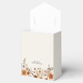 Boho Fall Ghost Floral Oh Boy Baby Shower Geschenkschachtel (Geöffnet)