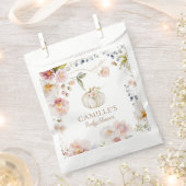 Boho Fall Girl Babydusche Geschenktütchen (Ausgeschnitten)