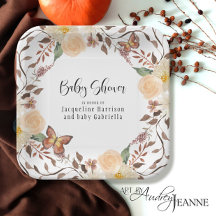 BOHO Fall Herbst Herbst Butterfly Babydusche