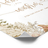 Boho Fall in der Liebe Beratung und Wünsche für Ne Poster (Ecke)