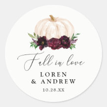 Boho Fall in Liebe Floral Pumpkin Hochzeit