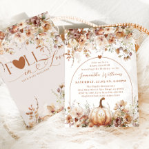 Boho Fall in Liebe Wildblume Babydusche