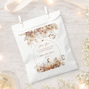Boho Fall in Liebe Wildblume Babydusche Geschenktütchen