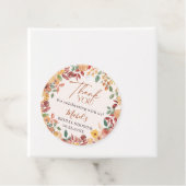 Boho Fall In Love Gemalte Florale Danke Geschenkanhänger (Beispiel)
