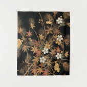 Boho Fall Japanisch Wandteppich (Vorderseite)