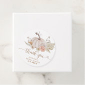 Boho Fall Kürbis danke Ihnen Tag Geschenkanhänger (Beispiel)