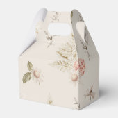 Boho Fall Kürbis Paper Favor Box Geschenkschachtel (Rückseite)