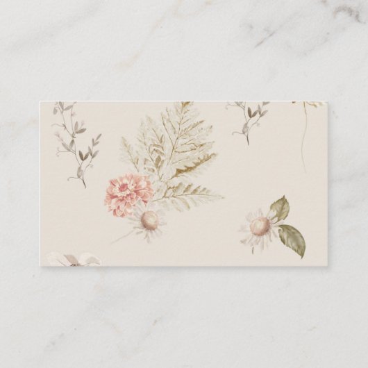 Boho Fall Kürbiskalender Gewinnspiel Begleitkarte (Rückseite)