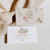 Boho Fall Kürbiskalender Gewinnspiel Begleitkarte