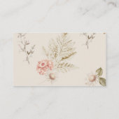 Boho Fall Kürbiskürbis Brautkreuz Beilage Begleitkarte (Rückseite)