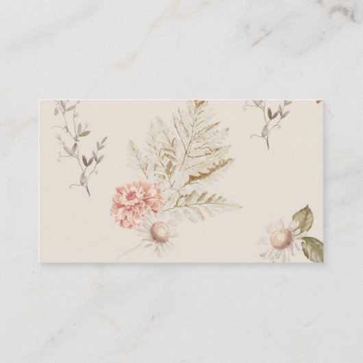 Boho Fall Kürbiskürbis Brautkreuz Beilage Begleitkarte (Rückseite)