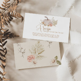 Boho Fall Kürbiskürbis Brautkreuz Beilage Begleitkarte