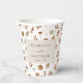 Boho Fall Pappbecher (Vorderseite)