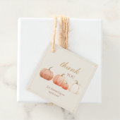 Boho Fall Polka Dot Pumpkins Kinderdusche Vielen D Geschenkanhänger (Beispiel)