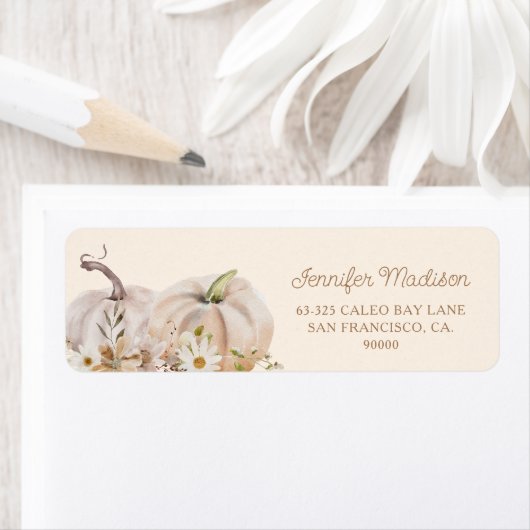 Boho Fall Pumpkin Baby Dusche (Insitu)