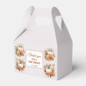 Boho Fall Pumpkin Baby Dusche Geschenkschachtel (Vorderseite)