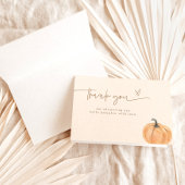 Boho Fall Pumpkin Dankeschön Karte