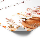 Boho Fall Pumpkin Favoriten Bitte nimm dir eins Poster (Ecke)