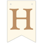 Boho Fall Pumpkin Happy Birthday Wimpelkette (Zweite Fahne)