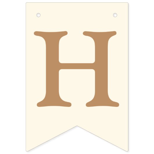 Boho Fall Pumpkin Happy Birthday Wimpelkette (Zweite Fahne)