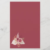 Boho Fall Pumpkin What Did The Groom Say Game (Rückseite)