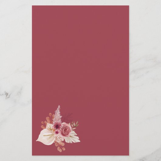 Boho Fall Pumpkin What Did The Groom Say Game (Rückseite)